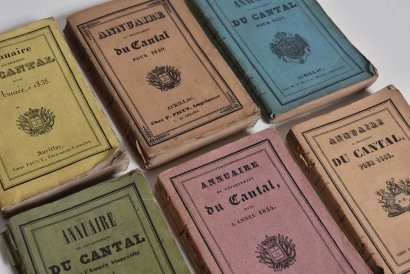 Annuaires du Cantal numérisés