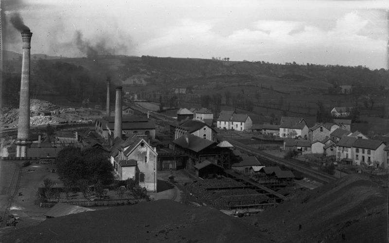 Vue générale des mines de Champagnac-les-Mines
