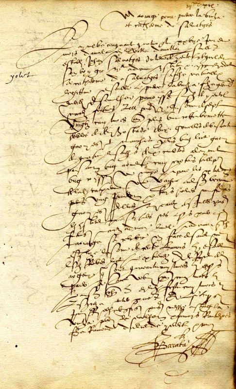 Contrat du mariage de Pierre Lavigne avec Catherine de Salvage, de Yolet (1554)