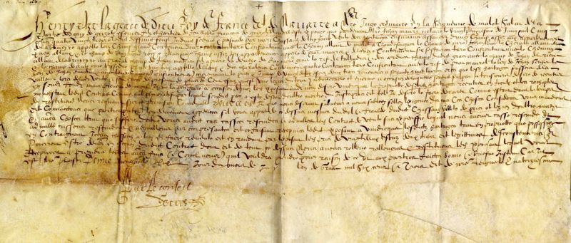 Lettres de rescision donnés par le présidial d'Aurillac en faveur de Gui de Grizols contre Mary Chassanh (1603)