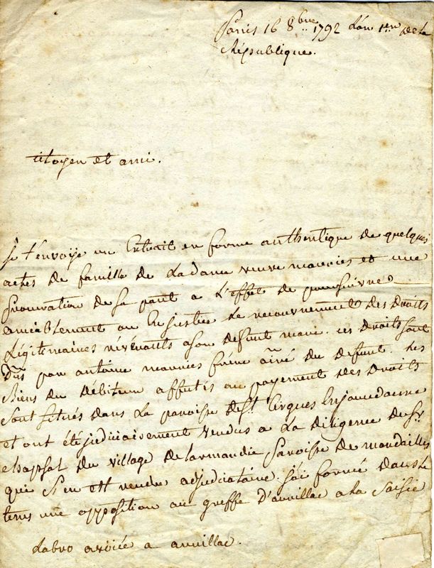 Lettre