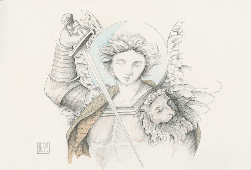 Instants suspendus. Dessins de Benoît Bauzil