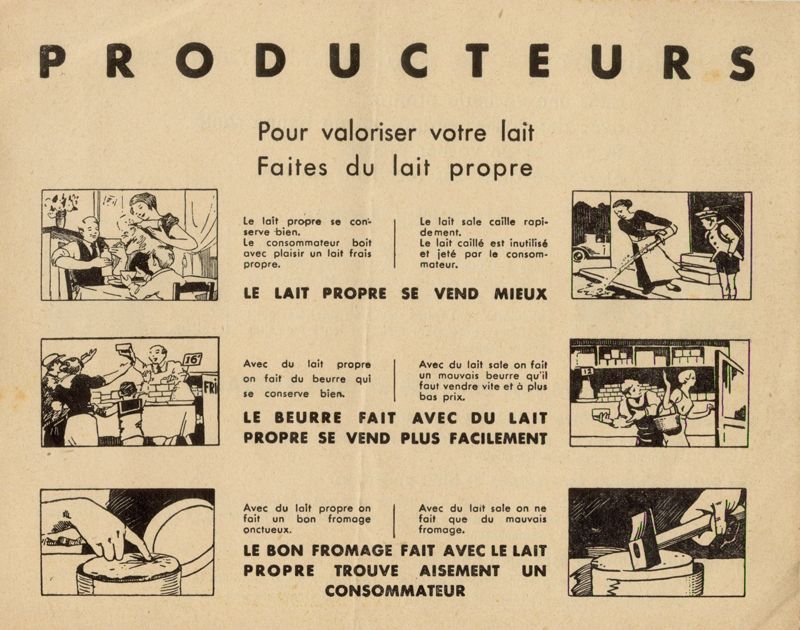 Pour faire votre beurre, faites du lait propre !