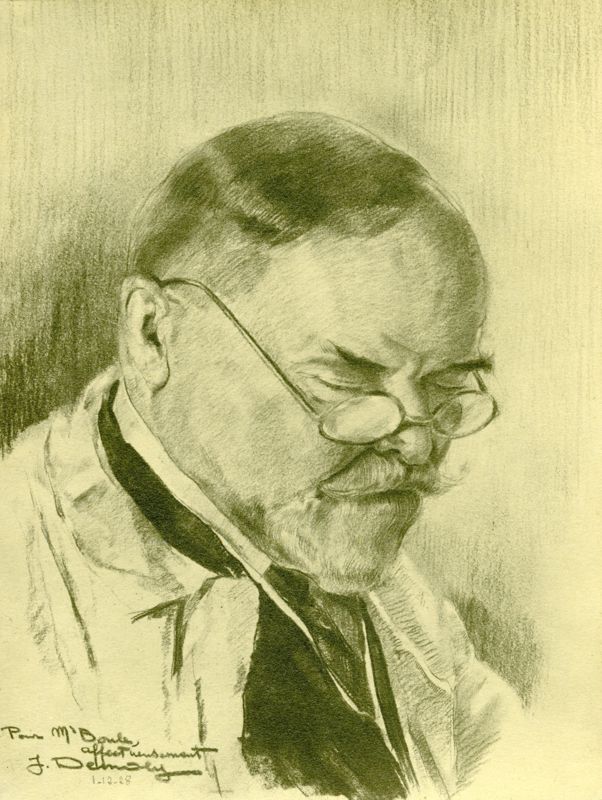 Portrait de "Monsieur Boule" par Jacqueline Demoly