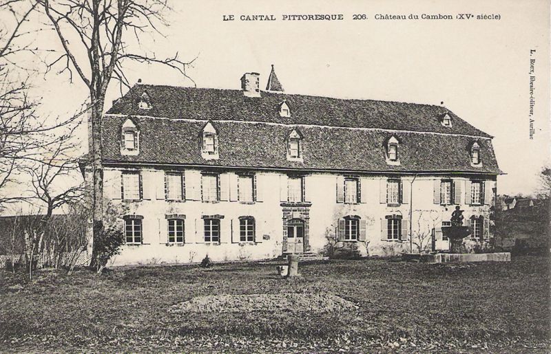Le Cambon (Saint-Cernin) : château. - Carte postale ancienne