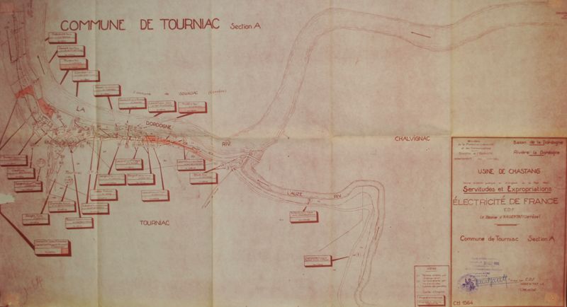 Plan du village de la Ferrière