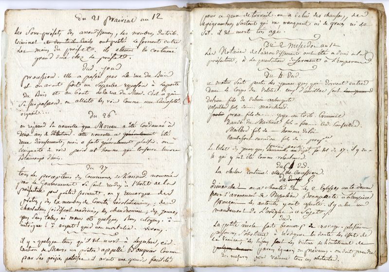 Extrait des annales de Lakairie (prairial an XII)