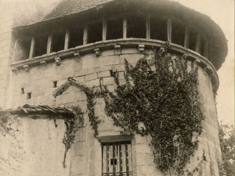 Chevet de l'ancienne église (vers 1946)