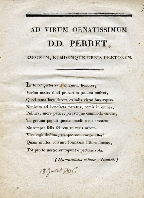 Poèmes et pensées de François Serieys, professeur au collège d’Aurillac
