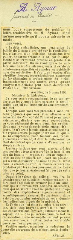 Article de presse