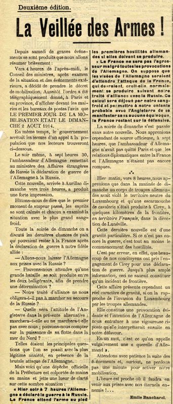 La une de L’Avenir du Cantal 