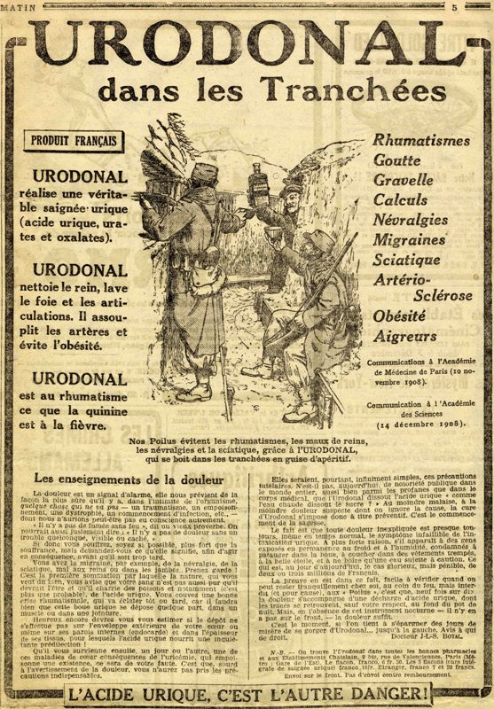 La publicité s’empare de la guerre