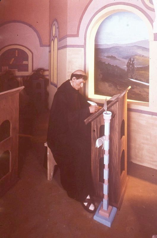 "Le jeune moine Gerbert fait ses études à l'abbaye de Saint-Géraud vers 960"