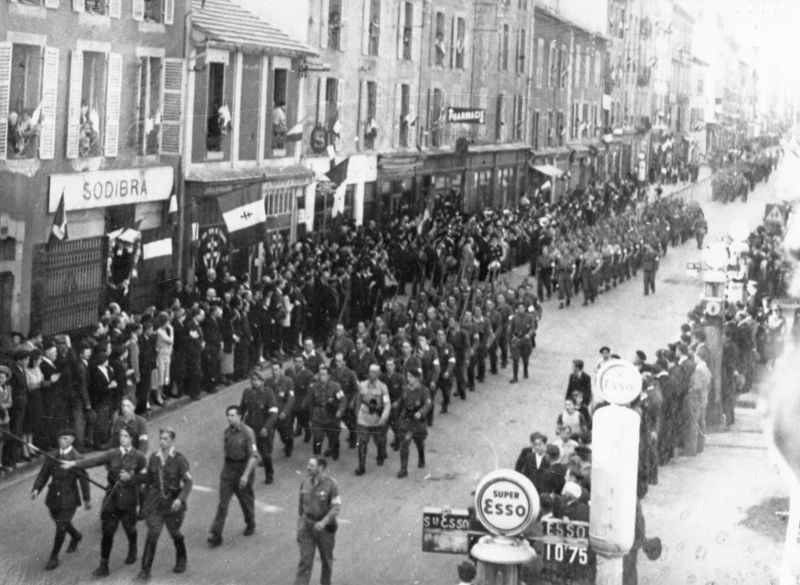La fête de la Libération à Aurillac