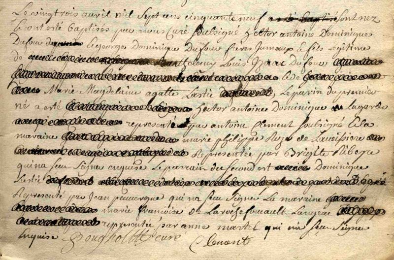 Acte de naissance