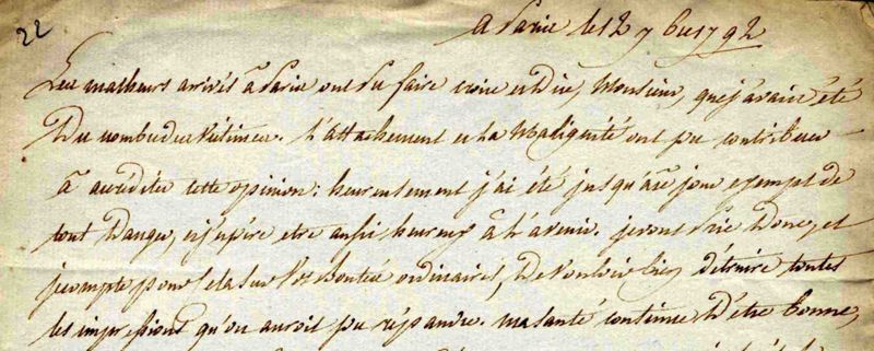 Paris à l’automne 1792 : le temps se gâte pour le noble abbé
