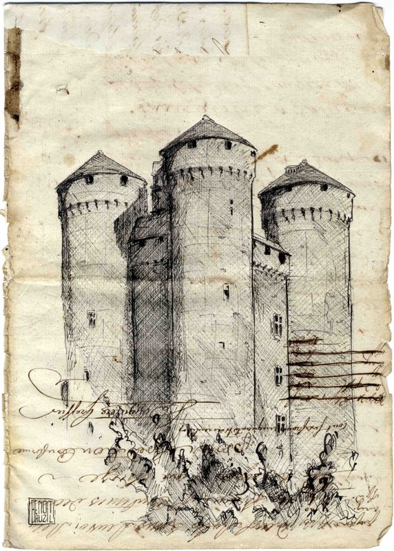 Château d'Anjony, XVe siècle, Tournemire