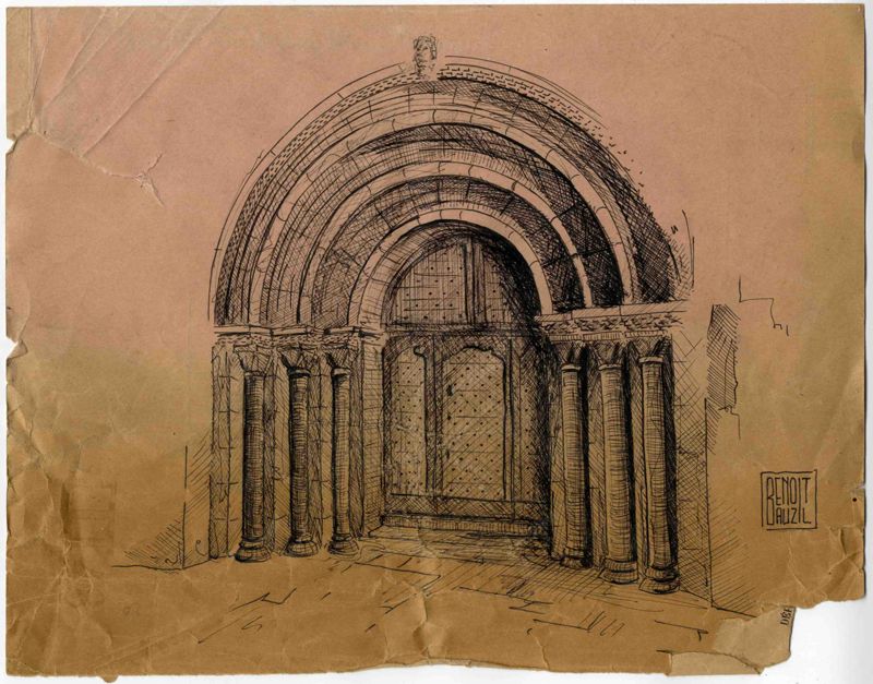 Eglise prieurale de Saints-Pierre-et-Paul, XIe siècle, Bredons