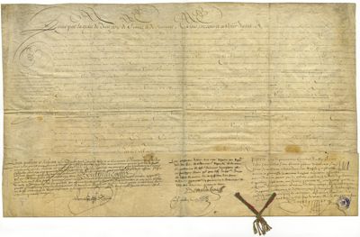 Lettres patentes de Saint-Germain-en-Laye, 1643, APM G1.