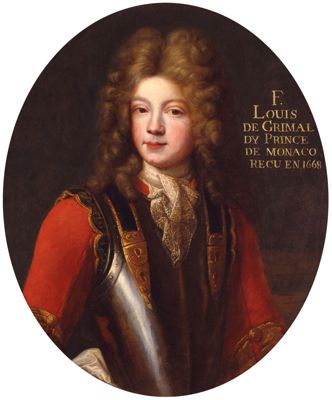Louis Ier, prince de Monaco (1662-1701), école de Pierre Mignard, 1668, huile sur toile (APM)
