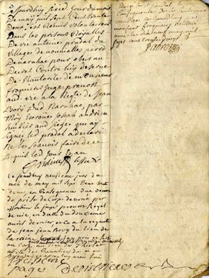 Registre de la geôle du bailliage de Vic, 1732, ADC 15 B 597
