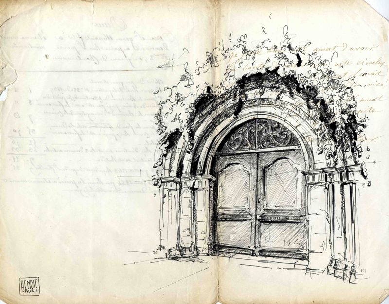 Portail de l'église Notre-Dame-aux-Neiges