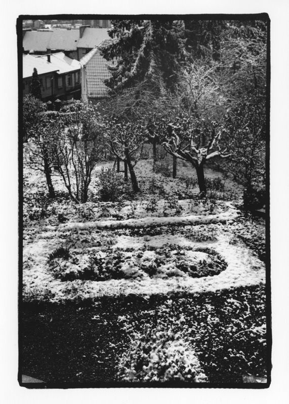 Jardin à Aurillac, avril 1994