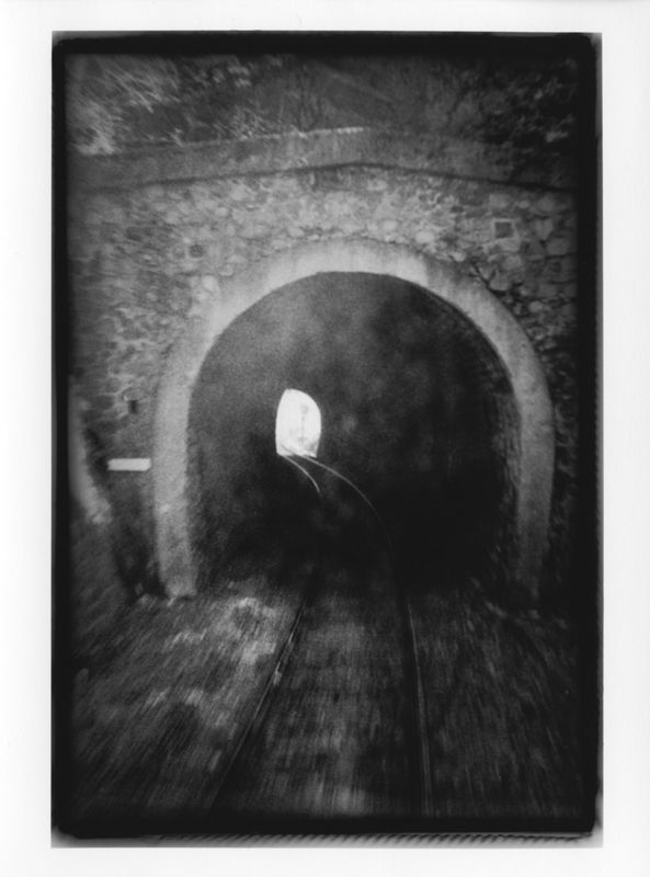 Petit tunnel vers Le Lioran, mai 1995