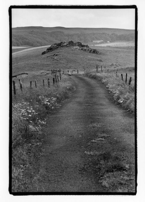 Paysage des Monts d'Aubrac, juillet 1995