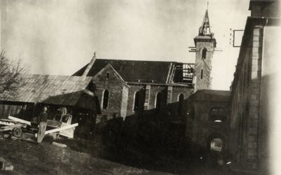 Vue d'ensemble de la façade ouest le 25 novembre 1941