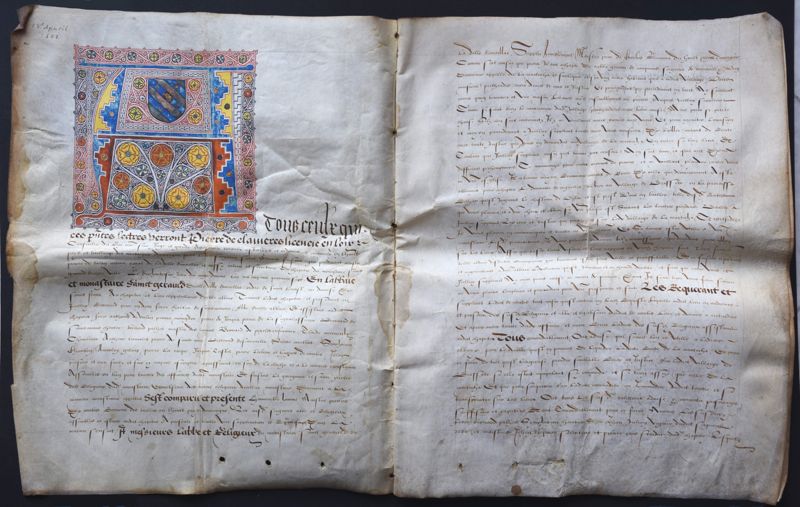 Une rare initiale ornée (1547)