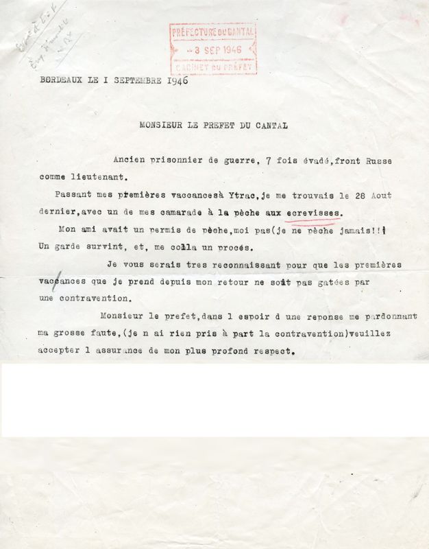 Un pêcheur d’écrevisses à la langue bien pendue (1946)