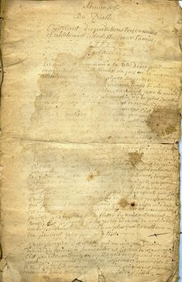 Extrait de l'Almanach
