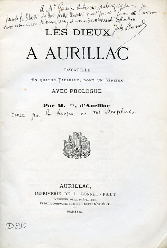 Jules Doinel : homme de lettres, archiviste du Cantal et fondateur de l'Église gnostique