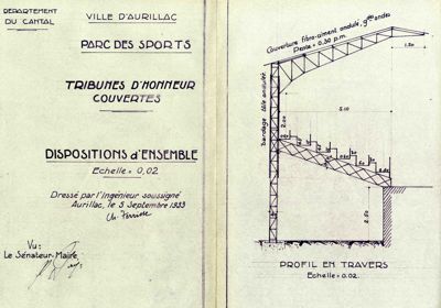 Profil en travers (1933), (cote E DEP 1500/1594)