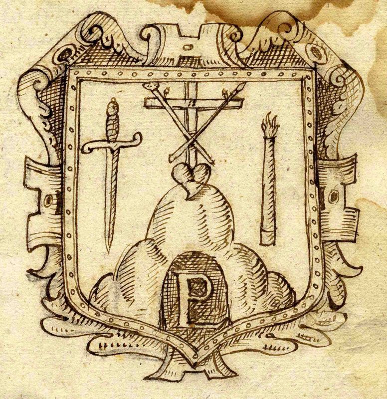 Les armoiries du curé de Giou-de-Mamou en 1641