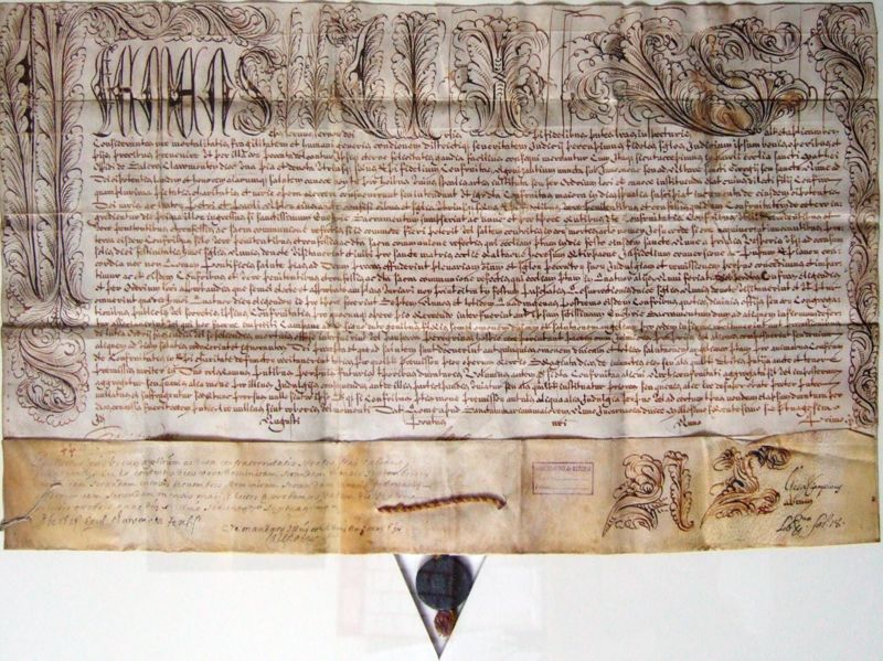 Bulle du pape Clément X en faveur de la confrérie des Agonisants de Salers (13 août 1670)