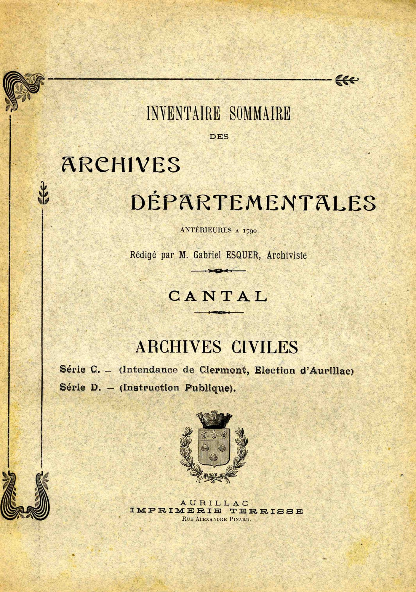 Inventaires au format PDF 