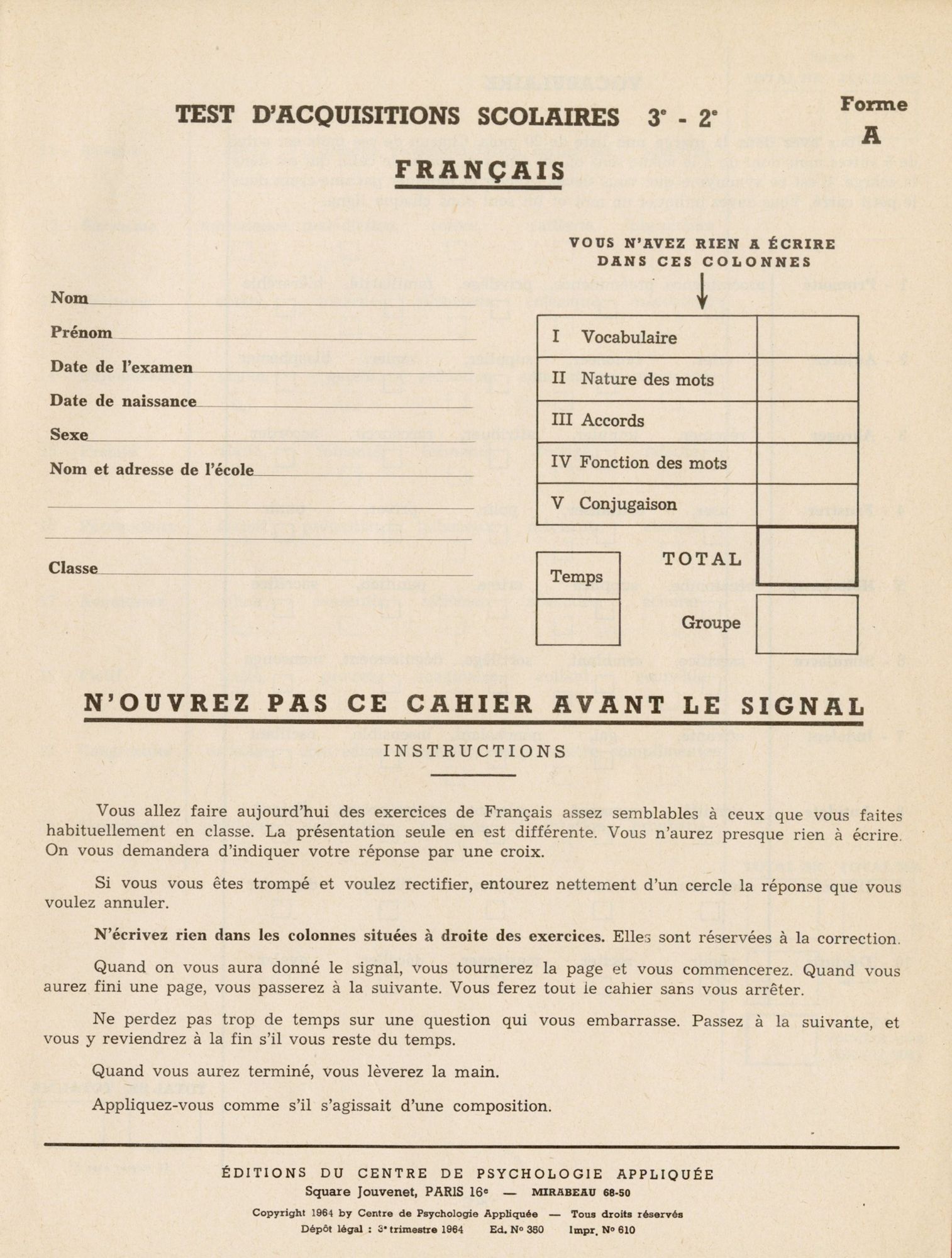 Vacances, j'oublie tout ?