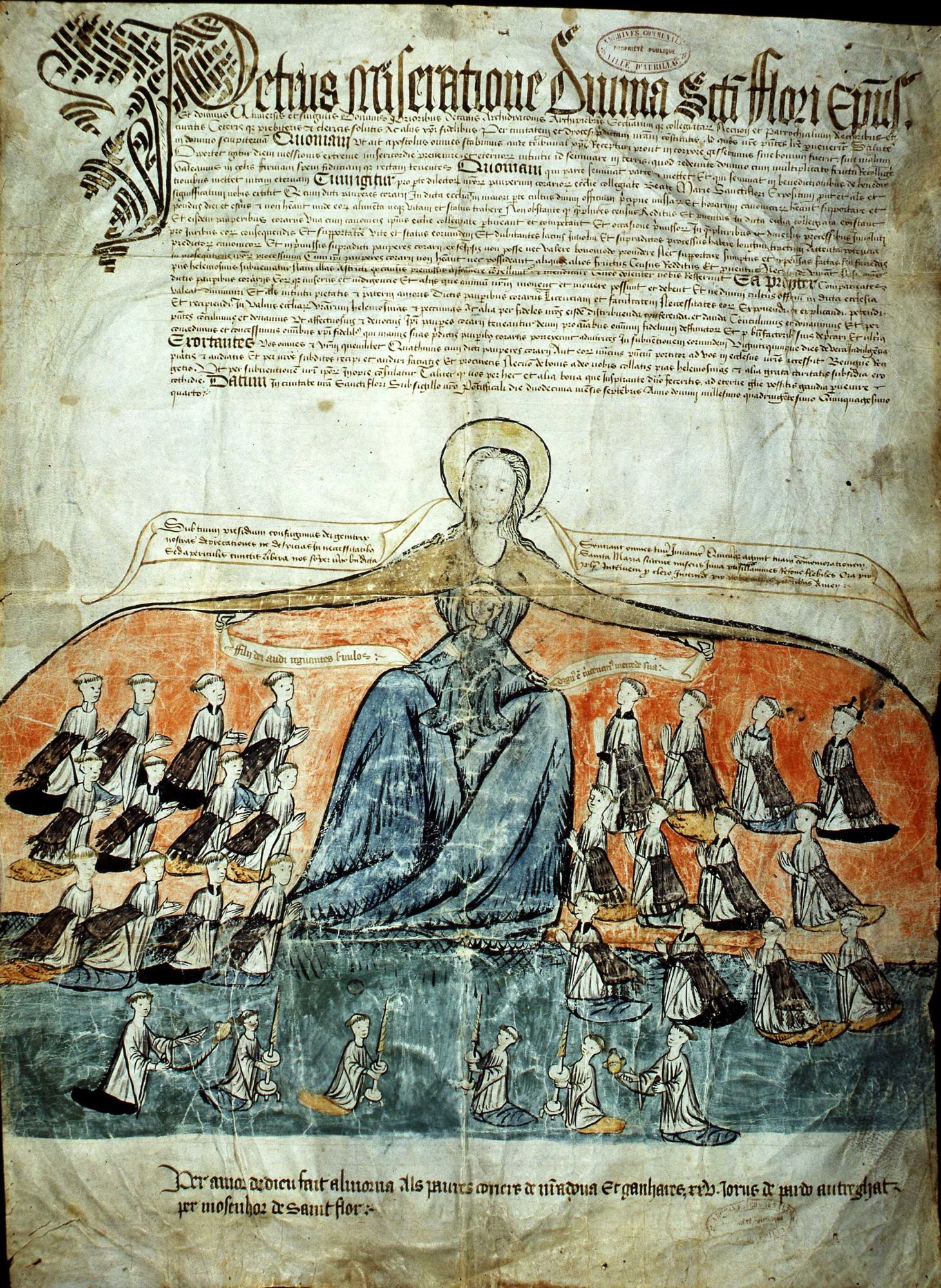 Affiche dite "des choriers de Saint-Flour" - AD015_1FI2