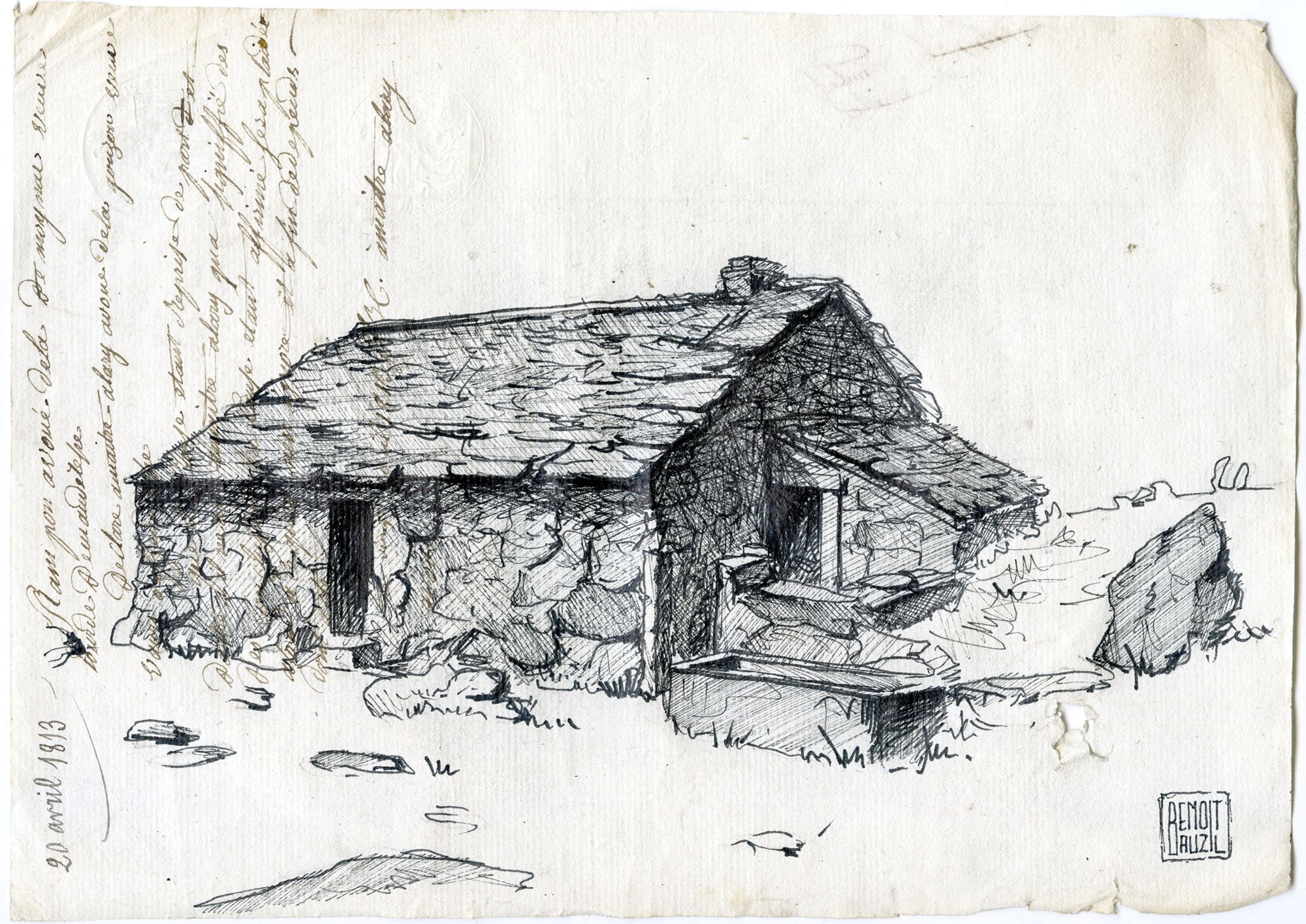 Mémoires du Cantal palimpsestes de Benoît Bauzil 