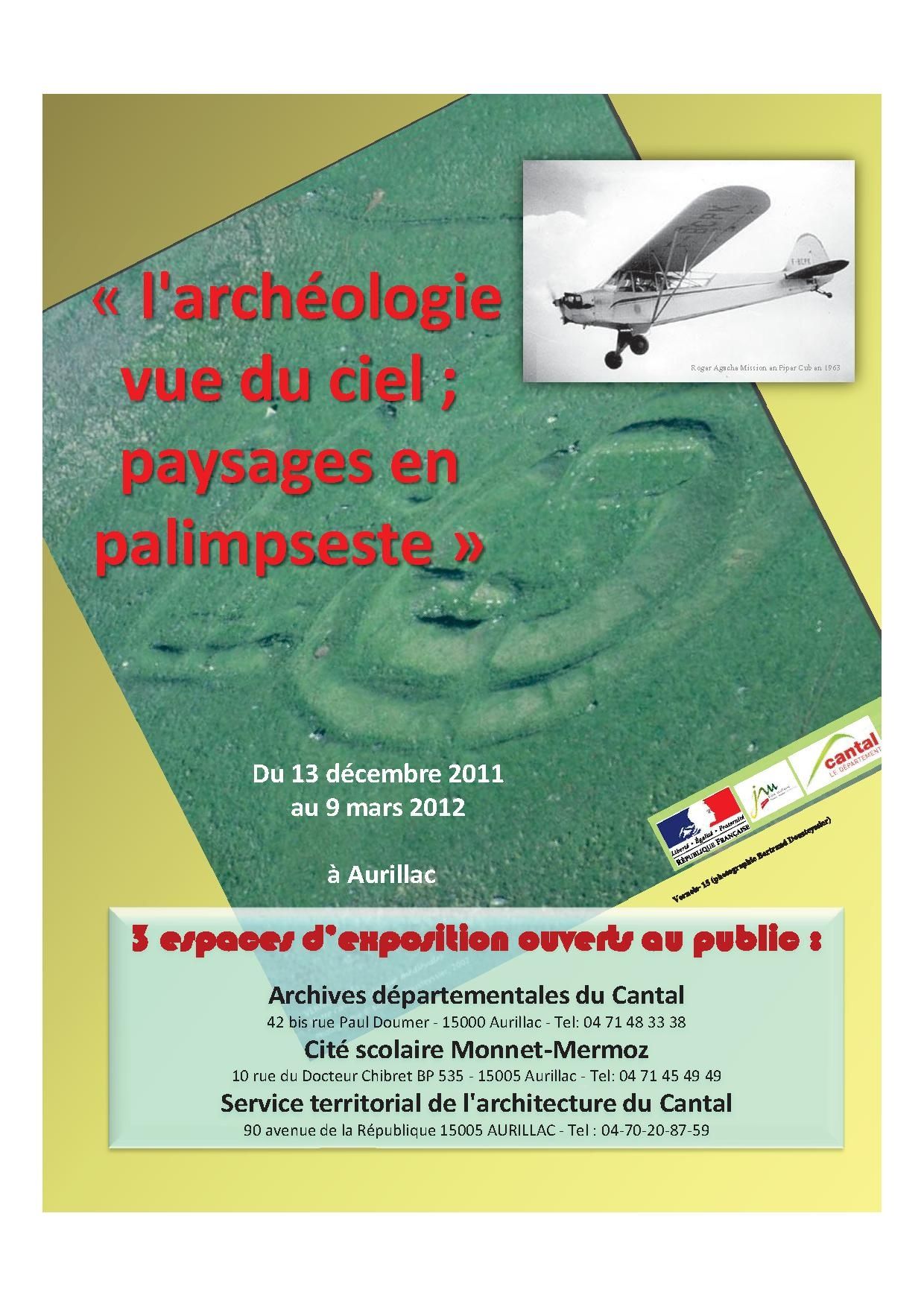 L'archéologie vue du ciel : paysages en palimpseste