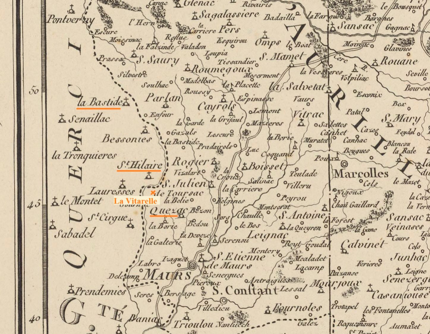 L’affaire des bandits de grands chemins de Quézac 1663-1664