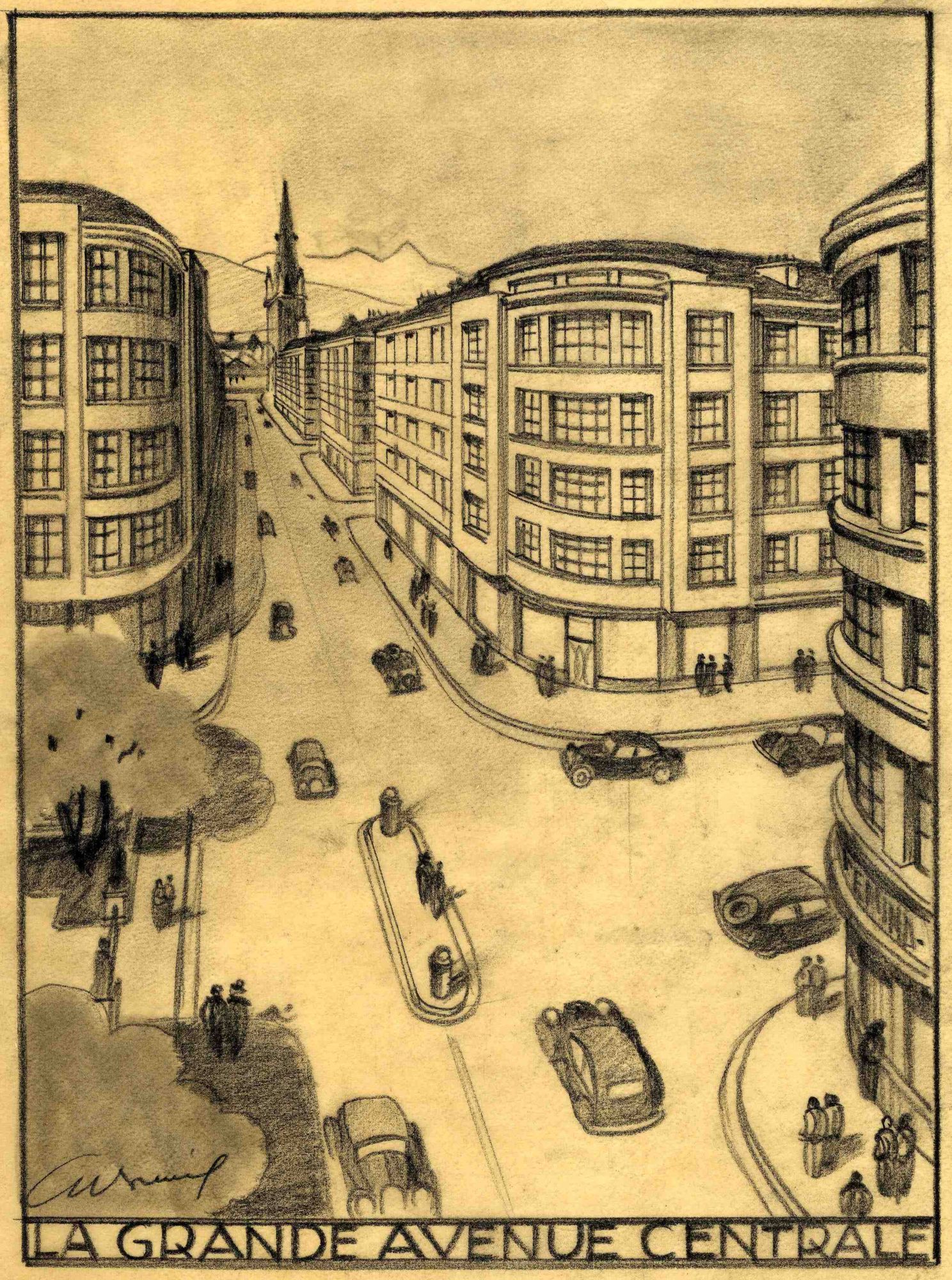 Un projet architectural grandiose pour le centre-ville d’Aurillac (1940-1941)