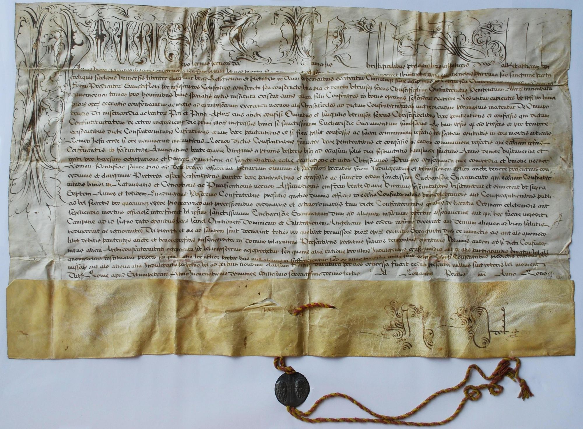 Une bulle d’indulgence en faveur des Pénitents Blancs  de Saint-Flour (1613)